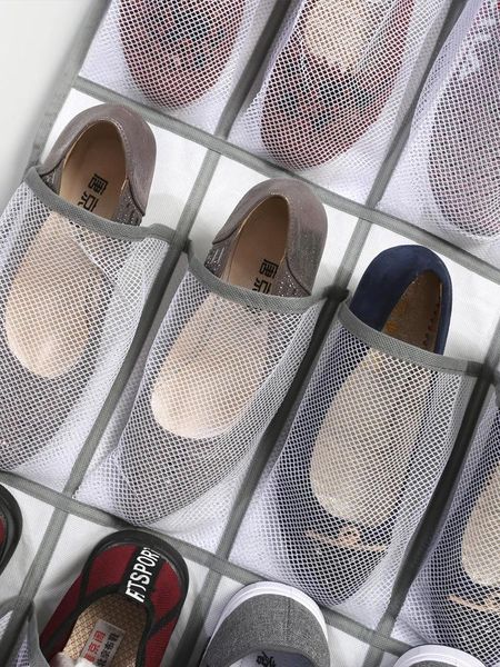 clothing & wardrobe storage 24 pocket large mesh cloth box hanging bag wall-mounted sundries organizer holder room shoes slippers
clothing & wardrobe storage 24 pocket large mesh cloth box hanging bag wall-mounted sundries organizer holder room shoes slippers