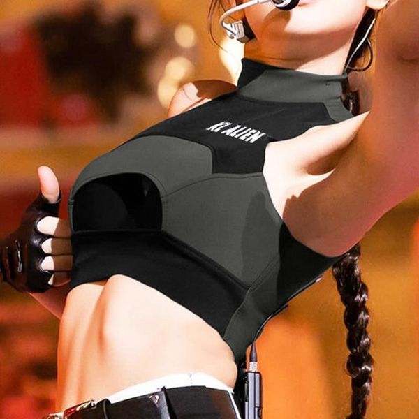 gym clothing women running jogging sports bra yoga workout stitching hollow vest crop thj99, White;black
gym clothing women running jogging sports bra yoga workout stitching hollow vest crop thj99, White;black