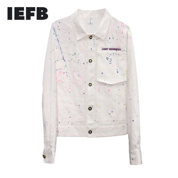 iefb fashion sweatwear men's clothes white splash ink color dot cotton denim coat spring trend fashion jackets 210524, Black;brown
iefb fashion sweatwear men's clothes white splash ink color dot cotton denim coat spring trend fashion jackets 210524, Black;brown