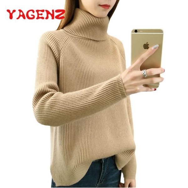 women's sweaters yagenz fashion turtleneck knit women pullovers autumn winter thicken warm sweater female long-sleeve 264, White;black
women's sweaters yagenz fashion turtleneck knit women pullovers autumn winter thicken warm sweater female long-sleeve 264, White;black