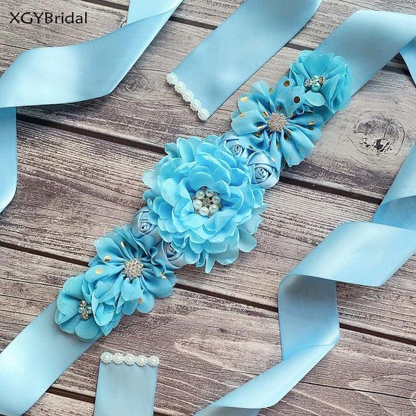 wedding sashes bride belt pregnant women rhinestone pearl ribbon flower bridesmaid dress accessories, White
wedding sashes bride belt pregnant women rhinestone pearl ribbon flower bridesmaid dress accessories, White