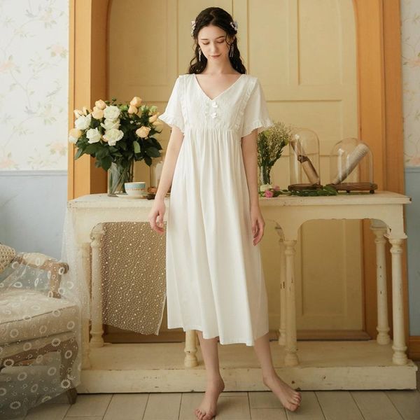 women sleepwear roseheart homewear white night dress lace long nightwear nightgown female gown plus size, Black;red
women sleepwear roseheart homewear white night dress lace long nightwear nightgown female gown plus size, Black;red
