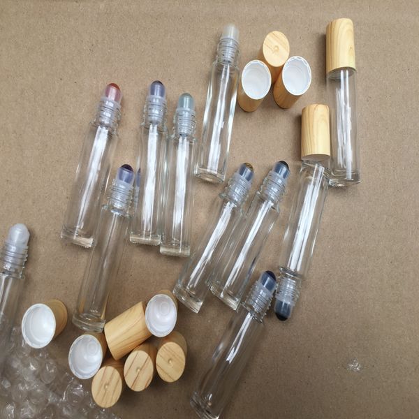 10ml empty gem roller bottles transparent thick essential oil glass bottle gemstone jade crystal rollers plastic cap
10ml empty gem roller bottles transparent thick essential oil glass bottle gemstone jade crystal rollers plastic cap