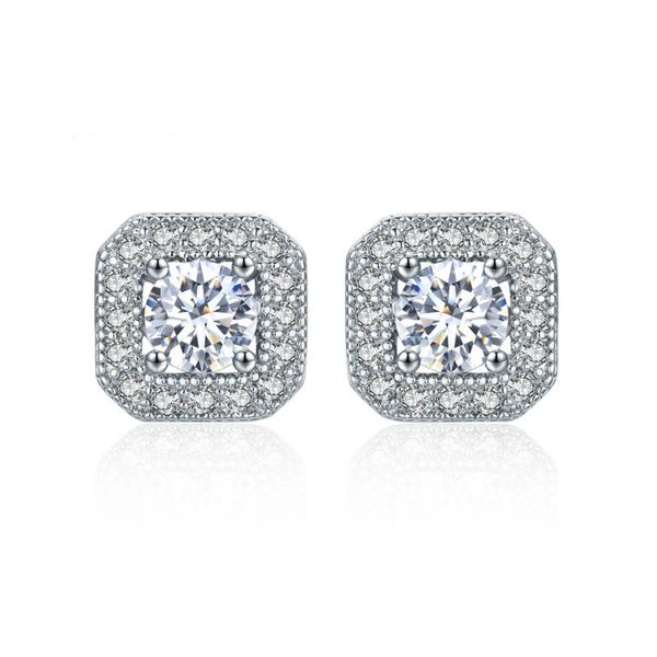 luxury female crystal zircon stone earrings fashion 925 sterling silver filled jewelry vintage double stud earrings for women, Golden;silver
luxury female crystal zircon stone earrings fashion 925 sterling silver filled jewelry vintage double stud earrings for women, Golden;silver