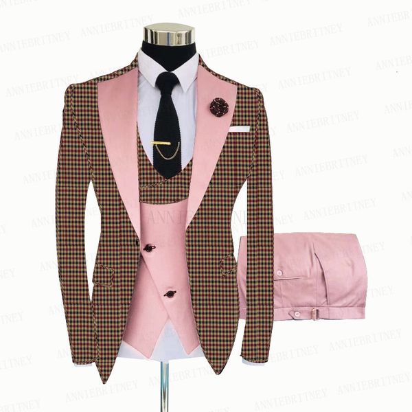 men's suits & blazers fashion designs burgundy plaid men 3 pieces formal slim fit business blazer groom wedding tuxedo jacket vest, White;black
men's suits & blazers fashion designs burgundy plaid men 3 pieces formal slim fit business blazer groom wedding tuxedo jacket vest, White;black