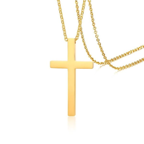 pendant necklaces arrival titanium steel cross necklace for men black silver gold color can be chosen male religious faith accessories
pendant necklaces arrival titanium steel cross necklace for men black silver gold color can be chosen male religious faith accessories