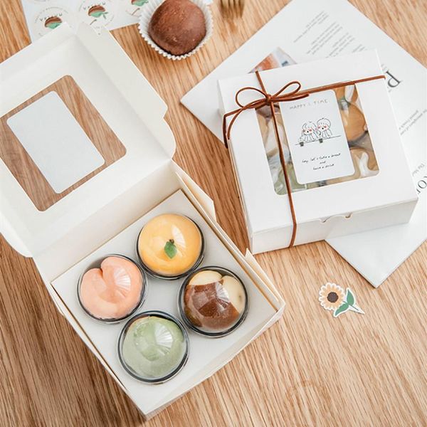 10pcs whtie paper packaging boxes ice cream clear window plastic box puff cupcake pastry party favors gift wrap
10pcs whtie paper packaging boxes ice cream clear window plastic box puff cupcake pastry party favors gift wrap