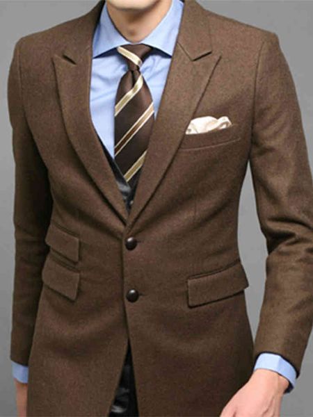 men's suits & blazers wedding for men dark brown custom made, bespoke ticket pocket 2 button peak lapel suit, White;black
men's suits & blazers wedding for men dark brown custom made, bespoke ticket pocket 2 button peak lapel suit, White;black