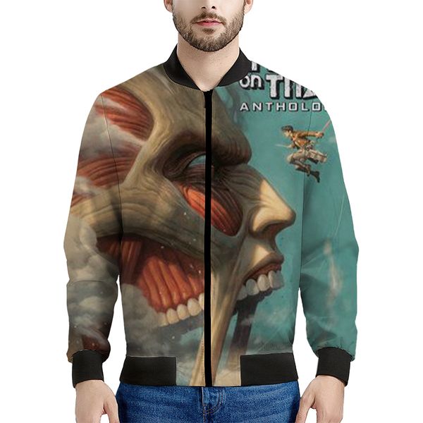 attack on giant bad face pattern men s baseball jacket high-quality comfortable fashionable travel sports party commute, Black;brown
attack on giant bad face pattern men s baseball jacket high-quality comfortable fashionable travel sports party commute, Black;brown