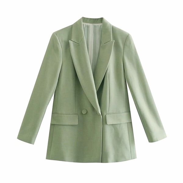xnwmnz women fashion double breasted slim blazer women's spring coat vintage long sleeve pockets female outerwear chic 210513, White;black
xnwmnz women fashion double breasted slim blazer women's spring coat vintage long sleeve pockets female outerwear chic 210513, White;black