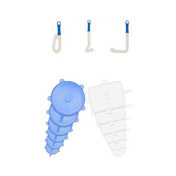pcs flexible multifunctional cup brushes, decanter brush & 12 silicone stretch lids, lids covers kitchen storage organization
pcs flexible multifunctional cup brushes, decanter brush & 12 silicone stretch lids, lids covers kitchen storage organization