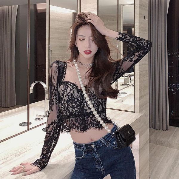 women's t-shirt long sleeve white black mesh lace t shirt slim skinny patchwork harajuku kawaii women fashion clothing
women's t-shirt long sleeve white black mesh lace t shirt slim skinny patchwork harajuku kawaii women fashion clothing