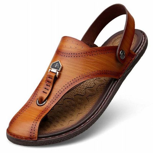 sandals fashion flip flops men summer slippers shoes for casual walking seaside beach breathable slides men's leather sandalias, Black
sandals fashion flip flops men summer slippers shoes for casual walking seaside beach breathable slides men's leather sandalias, Black
