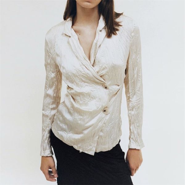 women summer pleated blazers coats solid casual notched collar single breasted female fashion blazer outerwear ww6921 210513, White;black
women summer pleated blazers coats solid casual notched collar single breasted female fashion blazer outerwear ww6921 210513, White;black