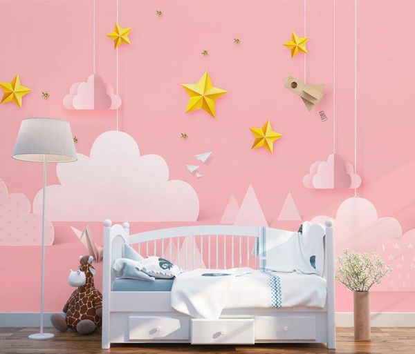 wallpapers ainyoousem starry sky pink children's room background wall wallpaper papel de parede 3d stickers
wallpapers ainyoousem starry sky pink children's room background wall wallpaper papel de parede 3d stickers