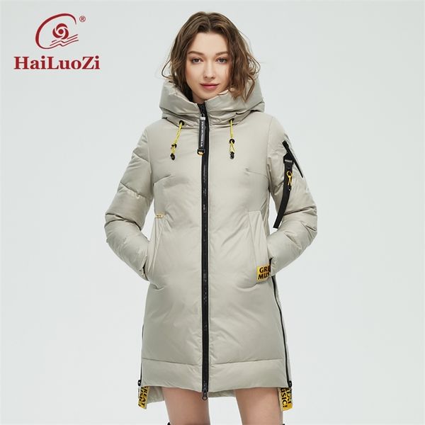 hailuozi winter women's jacket casual thick windproof cotton parks warm fashion female long clothes 87 211215, Black
hailuozi winter women's jacket casual thick windproof cotton parks warm fashion female long clothes 87 211215, Black