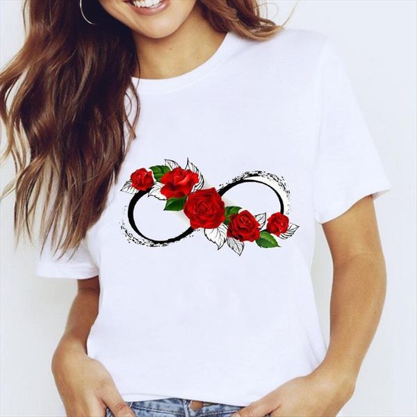 graphic flower mujer camisetas women printing casual spring 90s summer clothes tees print female t shirt, White
graphic flower mujer camisetas women printing casual spring 90s summer clothes tees print female t shirt, White