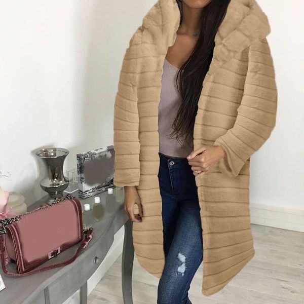 women's fur & faux women fashion jacket solid button pockets warm plush long sleeve autumn winter casual female teddy coat, Black
women's fur & faux women fashion jacket solid button pockets warm plush long sleeve autumn winter casual female teddy coat, Black