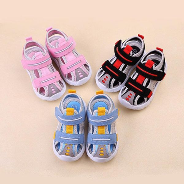 sandals children boys girls beach shoes soft lightweight closed-toe outdoor kids toddler sandasl for baby summer, Black;red
sandals children boys girls beach shoes soft lightweight closed-toe outdoor kids toddler sandasl for baby summer, Black;red