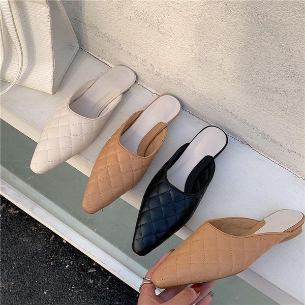 women slippers fashion flat heels mules slides sandals shoes for woman casual weave slip on female flip flops, Black
women slippers fashion flat heels mules slides sandals shoes for woman casual weave slip on female flip flops, Black