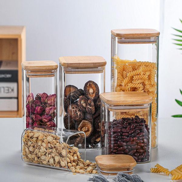 storage bottles & jars high borosilicate glass square sealed tea transparent candy snack can be customized
storage bottles & jars high borosilicate glass square sealed tea transparent candy snack can be customized
