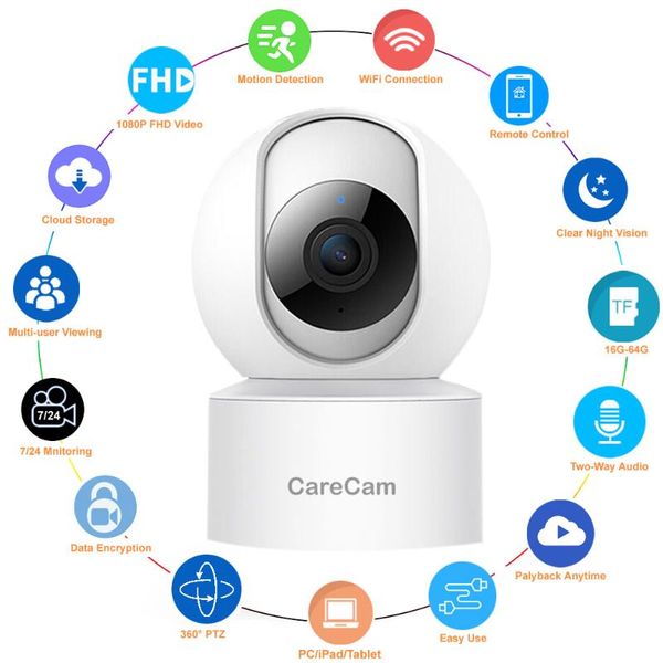 cameras hd 1080p smart wifi camera indoor security surveillance ip motion detection baby pet monitor cctv ptz 360 kamera home cam
cameras hd 1080p smart wifi camera indoor security surveillance ip motion detection baby pet monitor cctv ptz 360 kamera home cam