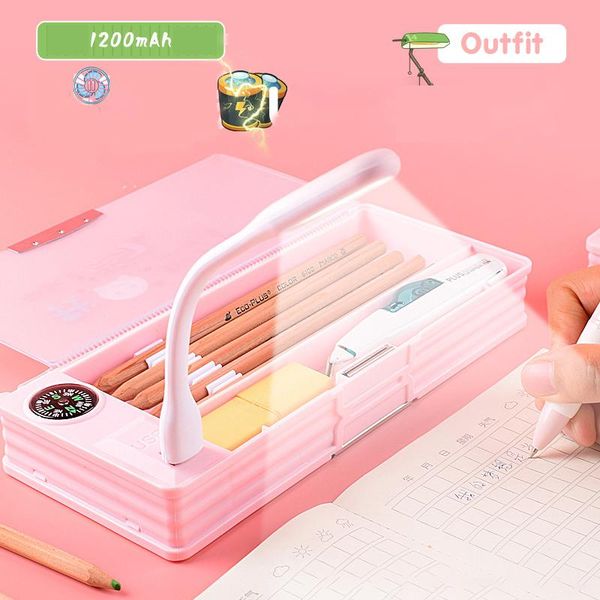 pencil cases creative multifunctional case with led light and usb mini fan student stationery box korean boy girl
pencil cases creative multifunctional case with led light and usb mini fan student stationery box korean boy girl