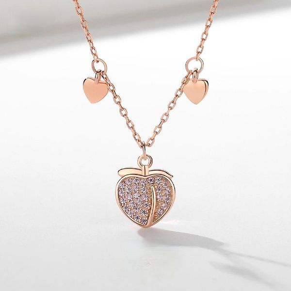 chains gcc160 peach heart necklace s925 sterling silver korean version of love full diamond pendant creative niche clavicle chain
chains gcc160 peach heart necklace s925 sterling silver korean version of love full diamond pendant creative niche clavicle chain