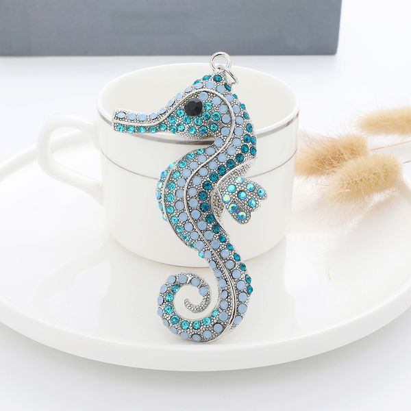 Keychain Popular Fashion European And American Marine Animal Pendant With Diamond Cute Seahorse Pendant Metal Cartoon Creative
Keychain Popular Fashion European And American Marine Animal Pendant With Diamond Cute Seahorse Pendant Metal Cartoon Creative