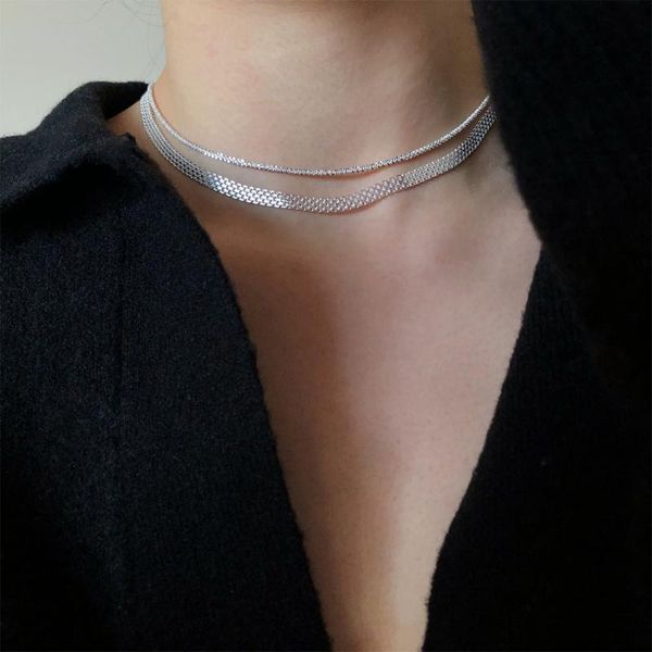 chains women fashion jewelry chain necklace trendy metal finish geometric 18inch neck accessories light simple and generous party gifts, Silver
chains women fashion jewelry chain necklace trendy metal finish geometric 18inch neck accessories light simple and generous party gifts, Silver