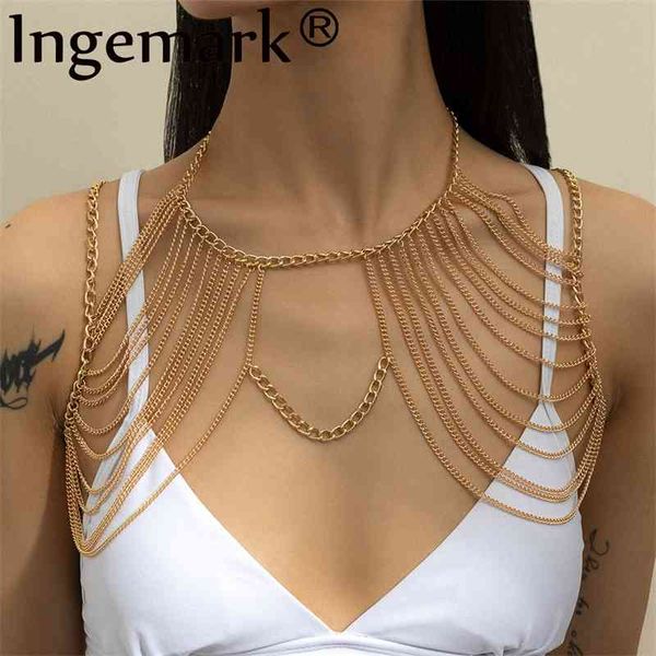 fashion simple body for women boho summer bikini bra chest shoulder chain punk metal tassel jewelry charm bijoux, Silver
fashion simple body for women boho summer bikini bra chest shoulder chain punk metal tassel jewelry charm bijoux, Silver
