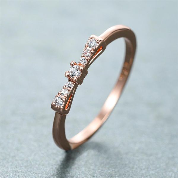 wedding rings cute female white round crystal ring minimalist rose gold color for women charm bow zircon thin engagement, Slivery;golden
wedding rings cute female white round crystal ring minimalist rose gold color for women charm bow zircon thin engagement, Slivery;golden