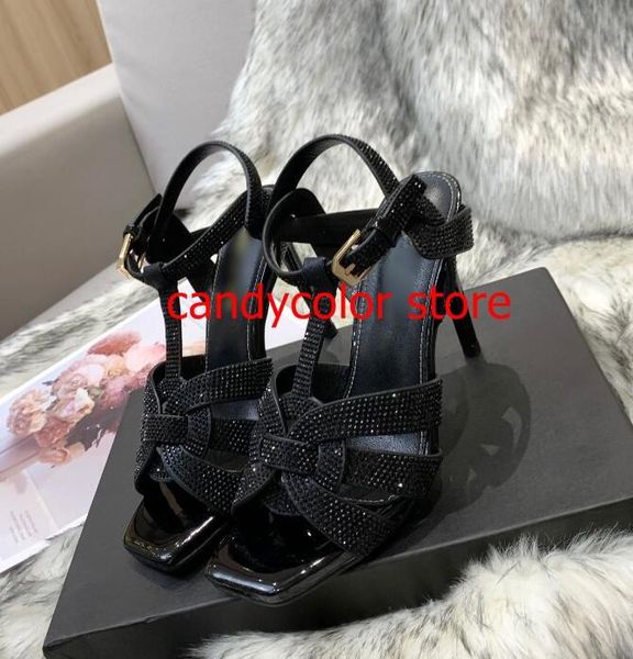 bling rhinestone open toe wedding shoes gladiator brand designer crystal buckle strap sandals stiletto high heels quality, Black
bling rhinestone open toe wedding shoes gladiator brand designer crystal buckle strap sandals stiletto high heels quality, Black