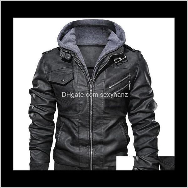 outerwear & mens clothing apparel drop delivery 2021 luxury men jacket hooded motorcycle pu leather jackets fashion slim zipper coats male w, Black;brown
outerwear & mens clothing apparel drop delivery 2021 luxury men jacket hooded motorcycle pu leather jackets fashion slim zipper coats male w, Black;brown