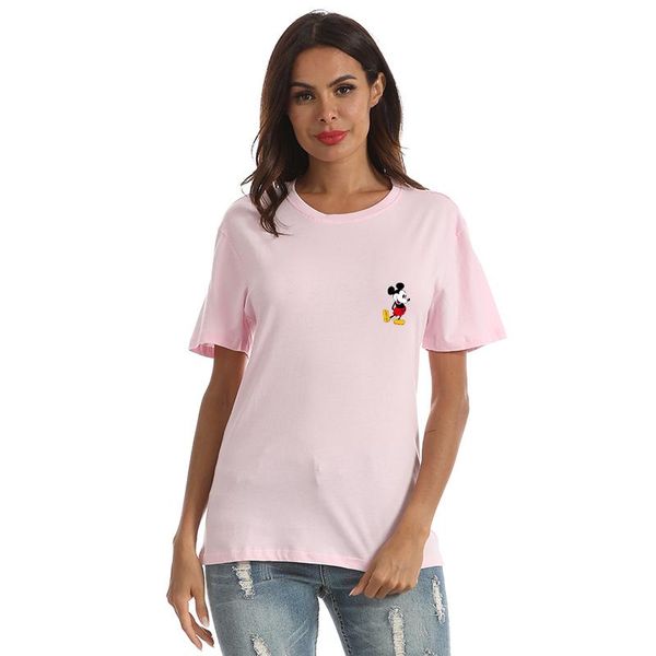 women's t-shirt woman kawaii mouse print tshirts summer plus size t shirt women cotton casual harajuku friends couples korean clothes, White
women's t-shirt woman kawaii mouse print tshirts summer plus size t shirt women cotton casual harajuku friends couples korean clothes, White