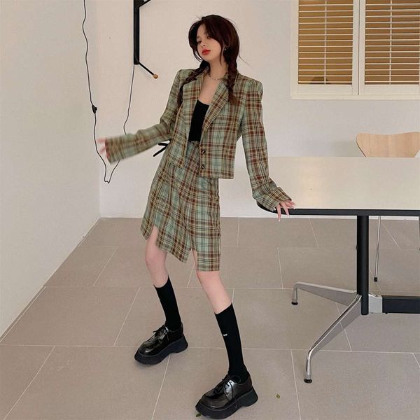 party dresses plaid coat women chic short temperament small suit 2021 spring loose xcjn, White;black
party dresses plaid coat women chic short temperament small suit 2021 spring loose xcjn, White;black