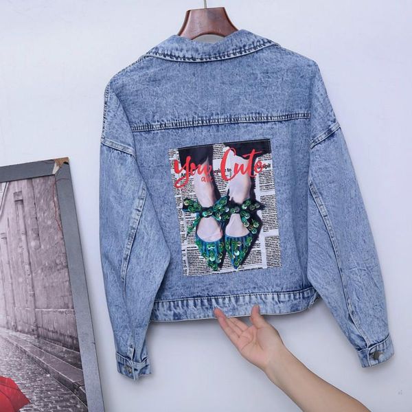women's jackets wholesale 2021 autumn winter selling fashion casual denim jacket fp5912, Black;brown
women's jackets wholesale 2021 autumn winter selling fashion casual denim jacket fp5912, Black;brown