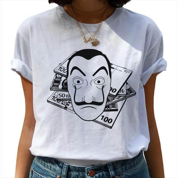 summer ladies money heist mens t shirts harajuku la casa de papel hip hop printed paper house men, White;black
summer ladies money heist mens t shirts harajuku la casa de papel hip hop printed paper house men, White;black