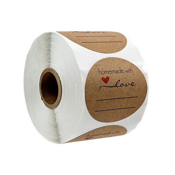500pcs round"handmade with love" stickers seal labels roll sticker for package decoration handmade stationery supplies gift wrap
500pcs round"handmade with love" stickers seal labels roll sticker for package decoration handmade stationery supplies gift wrap