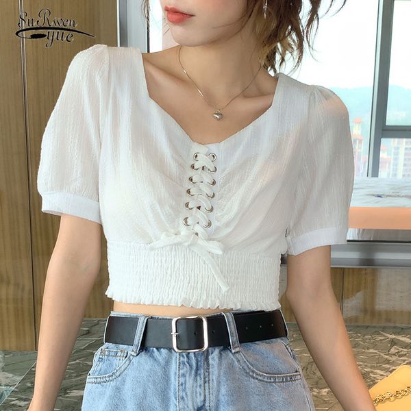 solid short sleeve women blusas mujer de moda summer white shirts korean puff woemn blouses 10155 210521
solid short sleeve women blusas mujer de moda summer white shirts korean puff woemn blouses 10155 210521