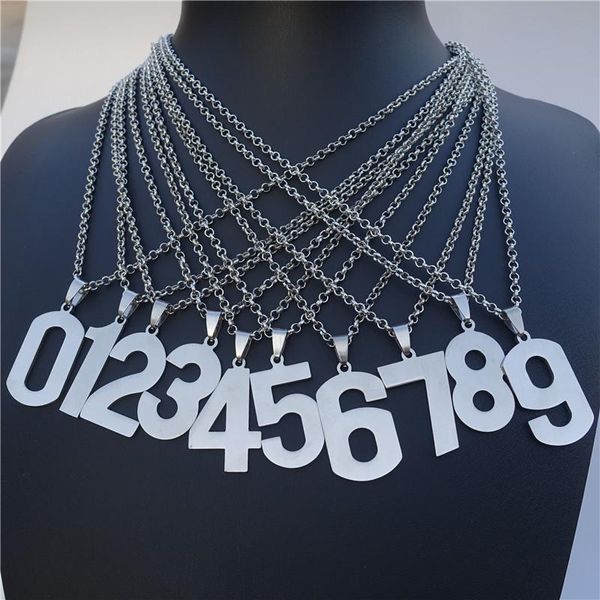ancient roman numberals 0-9 necklace stainless steel figure pendant men boys jewelry with long chain necklaces, Silver
ancient roman numberals 0-9 necklace stainless steel figure pendant men boys jewelry with long chain necklaces, Silver