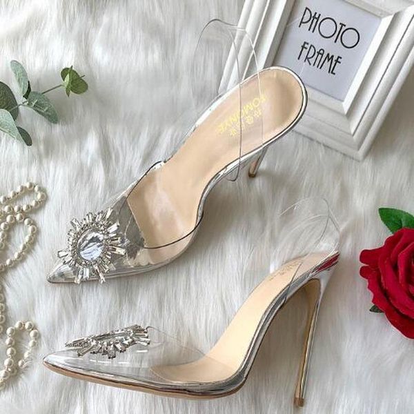 dress shoes round crystal women pumps clear pvc pointed toe high heels ladies transparent thin luxury design hollow out pumps12cm, Black
dress shoes round crystal women pumps clear pvc pointed toe high heels ladies transparent thin luxury design hollow out pumps12cm, Black