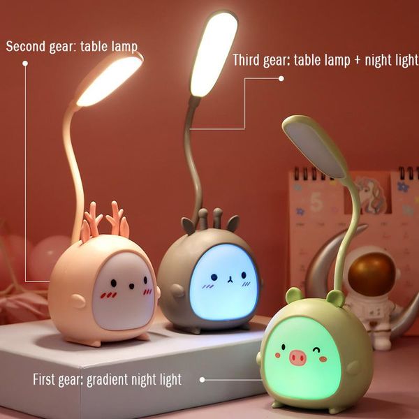 table lamp cartoon usb rechargeable reading eye protection desk three-speed dimming cute dormitory bedroom night light lamps
table lamp cartoon usb rechargeable reading eye protection desk three-speed dimming cute dormitory bedroom night light lamps