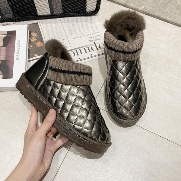 boots warm for women's 2021 fashion pu leather women winter ladies snow short plush elegant female ankle, Black
boots warm for women's 2021 fashion pu leather women winter ladies snow short plush elegant female ankle, Black