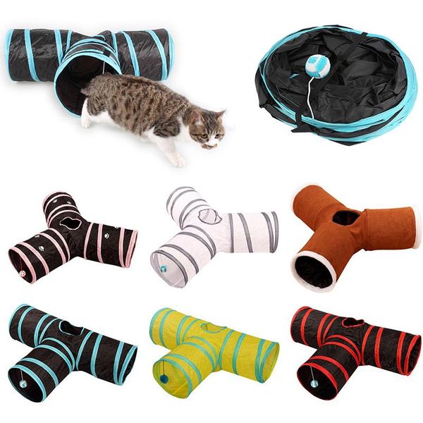 cat toys 2/3/4/5 holes pet tunnel foldable training toy interactive tube fun for animal play
cat toys 2/3/4/5 holes pet tunnel foldable training toy interactive tube fun for animal play