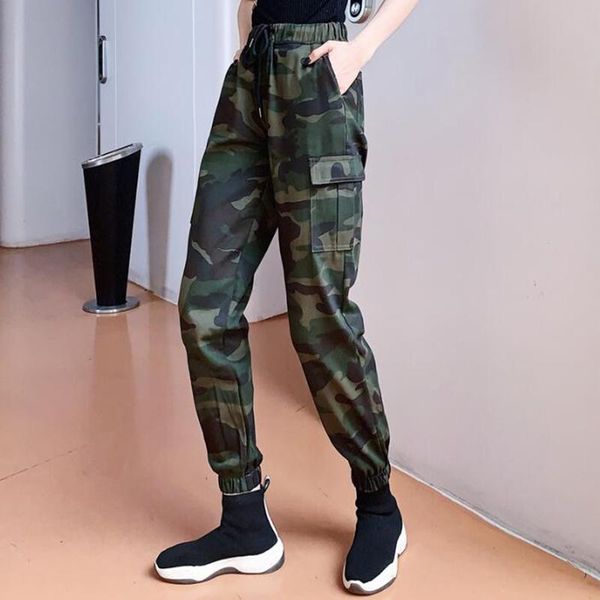 women's pants & capris sports casual military camouflage overalls 2021 spring denim female straight multi-pocket nine points, Black;white
women's pants & capris sports casual military camouflage overalls 2021 spring denim female straight multi-pocket nine points, Black;white