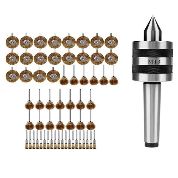 60pcs mini wire brush wheel cup steel set shank with mt3 live revolving center taper turning tool storage bags
60pcs mini wire brush wheel cup steel set shank with mt3 live revolving center taper turning tool storage bags