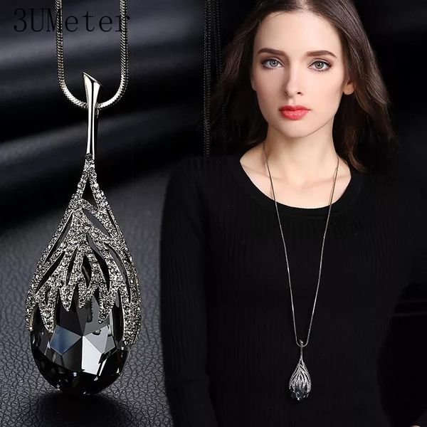 pendant necklaces 3umeter fashion waterdrop shaped big necklace with blue cubic zirconia jewelry for women clothes accessories my117 ssb, Silver
pendant necklaces 3umeter fashion waterdrop shaped big necklace with blue cubic zirconia jewelry for women clothes accessories my117 ssb, Silver