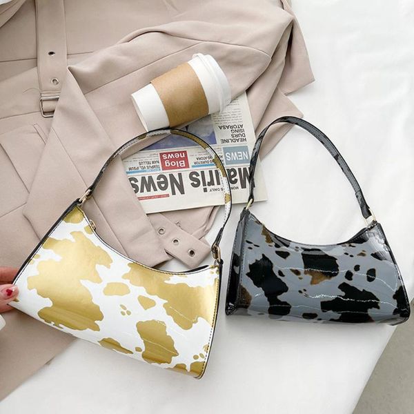 fashion women cow pattern printing patent shoulder bags pu leather underarm bag casual ladies handle hobos handbags purse cross body
fashion women cow pattern printing patent shoulder bags pu leather underarm bag casual ladies handle hobos handbags purse cross body