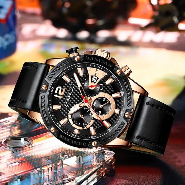 wristwatches men watch crrju fashion leather watches for mens stainless steel waterproof date analog quartz man wrist reloj hombre, Slivery;brown
wristwatches men watch crrju fashion leather watches for mens stainless steel waterproof date analog quartz man wrist reloj hombre, Slivery;brown